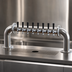Thumbnail image #4 for Perlick Pass-Thru Brew Pipe Countertop Glycol-Cooled 8-Faucet Draft Beer Tower, Right Beer Leads