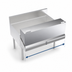 Thumbnail image #4 for Krowne Royal Series 42-Inch Stainless Steel Locking Cover for Double Speed Rail