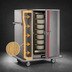 Thumbnail image #4 for Classic Carter Mobile Electric Insulated Single-Door Banquet Holding Cabinet for 180 Covered Plates