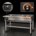 Thumbnail image #4 for Portable Electric Hot Food Table with 2 Dry Wells, Open Base, 36-Inch Wide, 208V/3-Phase