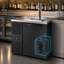Thumbnail image #4 for True Premier Bar Pass-Thru Refrigerated Draft Beer Cooler, One-Section, 36-Inch Wide
