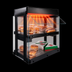 Thumbnail image #4 for Hatco Glo-Ray Countertop Mini-Merchandising Warmer with Heated Glass Shelf