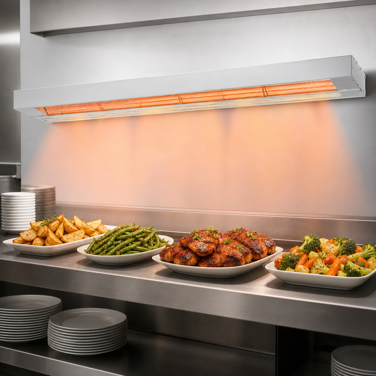 Product image #4 for Nemco 60-Inch Single Remote-Controlled Infrared Strip Heater, 208V, Unlighted