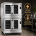 Thumbnail image #4 for Southbend Platinum Full-Size Double Deck Electric Convection Oven, Standard Depth, Ventless, Touch Controls, Dependent Doors