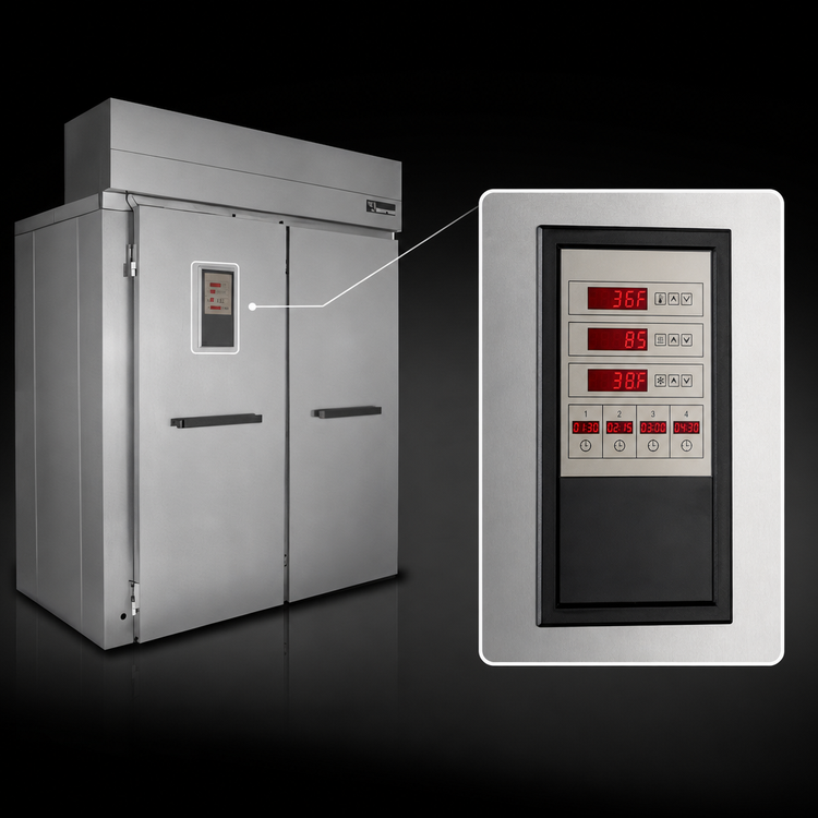 Product image #4 for Baxter Double Wide Roll-In Retarder/Proofer Cabinet, 80.5-Inch Deep, Electric Heat, Remote R448A Refrigeration, Floor Model