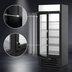 Thumbnail image #4 for Beverage-Air MarketMax MMR27HC-1-B-WINE 1-Section Reach-In Commercial Wine Merchandiser with Double-Pane Hinged Glass Door, Black Exterior, Bottom-Mount Refrigeration, 25.97 Cu. Ft.