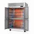 Thumbnail image #4 for Turbo Air PRO Series Two-Section Reach-In Heated Holding Cabinet with 4 Half Solid Doors, 47.7 Cu. Ft.