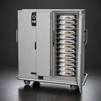Thumbnail image #4 for Metro MBQ MBQ-90-QH Insulated Heated Banquet Cabinet, Single Door, 90 Covered Plates, Stainless Steel, Quad-Heat Dual Fuel, 120V