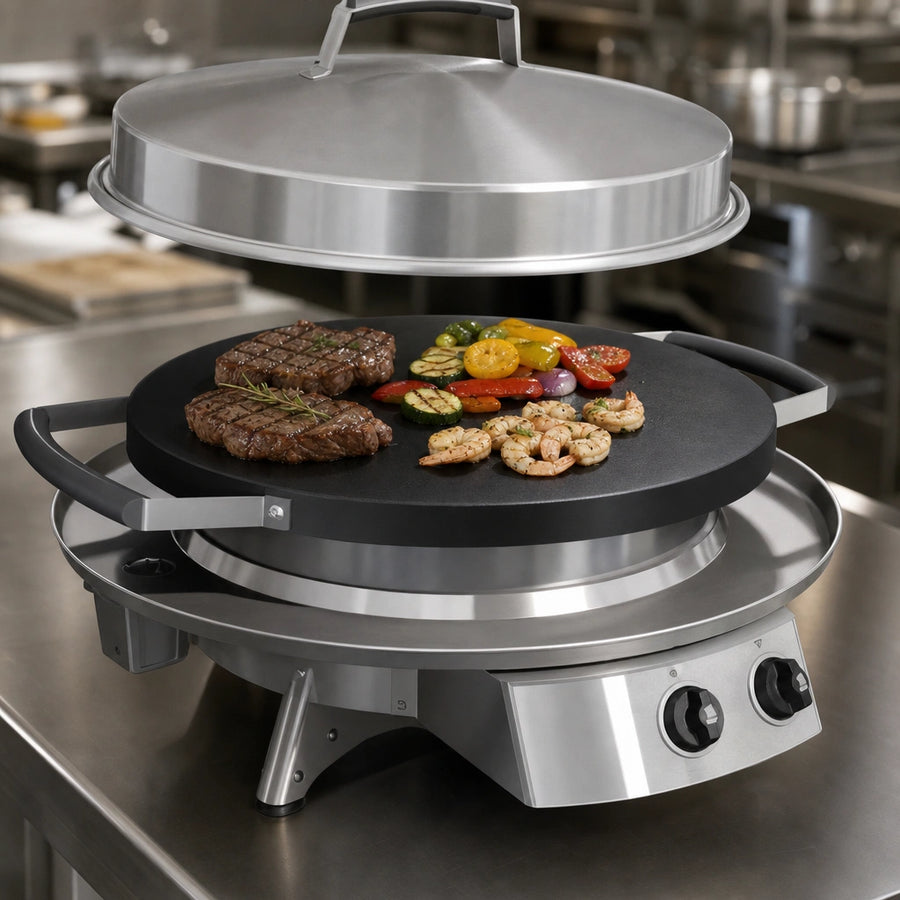 Seasoned Steel Cook Surface