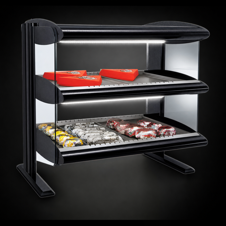 Product image #4 for Hatco 42-Inch Horizontal Heated Merchandiser Countertop Hot Food Display Warmer with LED Lighting