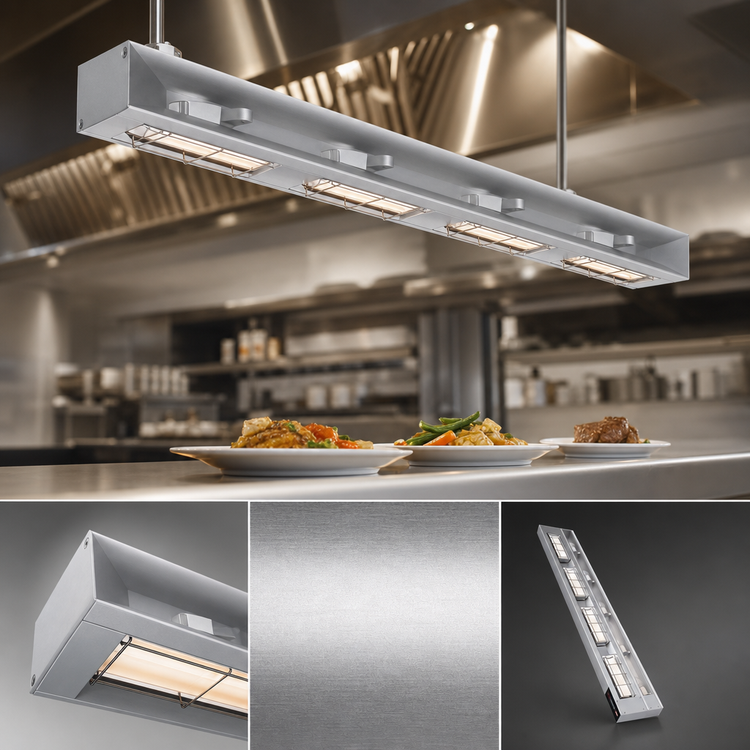 Product image #4 for Hatco Ultra-Glo 60-Inch Unlighted Infrared Strip Foodwarmer