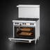Thumbnail image #4 for Garland US Range U Series 36-Inch Gas Restaurant Range with Griddle Top and Standard Oven