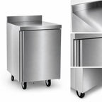 Thumbnail image #4 for Delfield ST4527NP 27-Inch One-Door Front-Breathing Self-Contained Stainless Steel Freezer Base with 4-Inch Backsplash