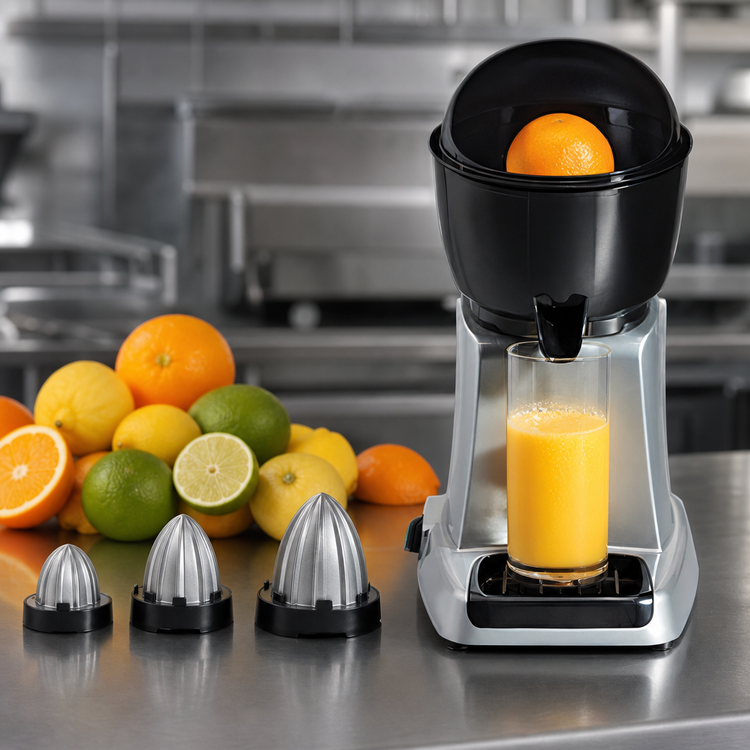 Product image #4 for Proctor-Silex Electric Countertop Citrus Juicer with 6-Inch Cup Clearance and 3 Stainless Steel Reamers