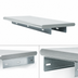 Thumbnail image #4 for Advance Tabco Single Wall-Mounted Pass-Thru Shelf, 120