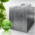 Thumbnail image #4 for Master-Bilt Products QS Series QSB7788-C 8' x 8' x 7'7" H Indoor Walk-In Cooler with Floor, Self-Contained R290 Refrigeration