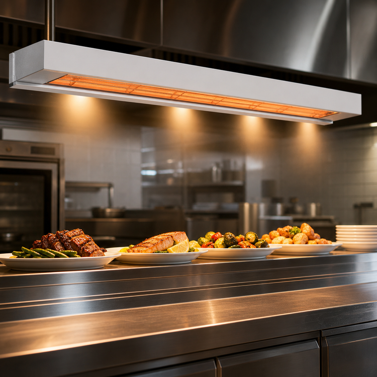 Product image #4 for Nemco 72-Inch Single Lighted Infrared Strip Heater, 240V
