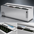 Thumbnail image #4 for Beverage-Air DW94HC-S 95-Inch Stainless Steel Horizontal Deep Well Bottle Cooler with 4 Sliding Lids, 28.63 Cu. Ft., R290