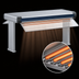 Thumbnail image #4 for Hatco Glo-Ray Designer Dual Infrared Strip Heater, 75.5-Inch Wide, 3-Inch Spacing, High Watt, Aluminum