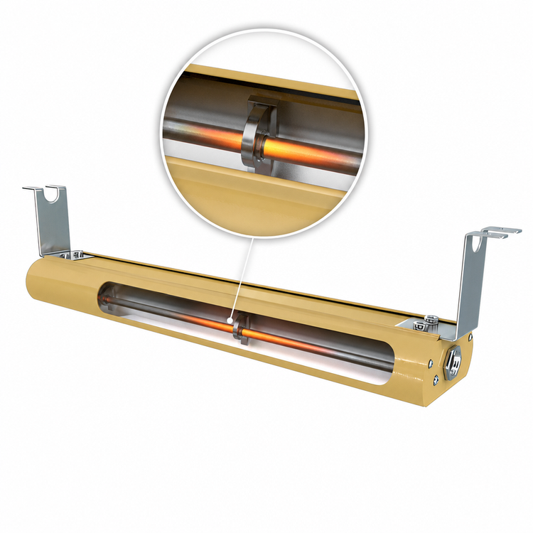 Product image #4 for Vollrath 84-Inch Low Profile Unlighted Strip Heat Lamp