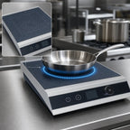 Thumbnail image #4 for Hatco IRNG-PC1-14 Countertop Single-Burner Commercial Induction Cooktop with Digital TFT Controls, 120V, 1440W, Black Glass Top