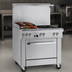 Thumbnail image #4 for Southbend Ultimate 36-Inch Gas Restaurant Range with 2 Star Burners, 24-Inch Charbroiler, and Standard Oven