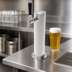 Thumbnail image #4 for Perlick Corporation EA2100-1 Single-Faucet Air-Cooled Countertop Beer Tower Draft Arm, Polished Chrome