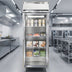 Thumbnail image #3 for Continental Refrigerator Designer Line D1FESNSAGD 1-Section Extra-Wide Shallow Depth Reach-In Glass Door Freezer