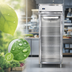 Thumbnail image #4 for Continental Refrigerator D1FESNSSGD Designer Line 1-Section Extra-Wide Shallow Depth Reach-In Display Freezer with Glass Door
