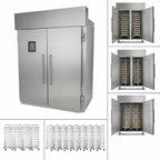 Thumbnail image #4 for Doyon Baking Equipment (Middleby) KDP22 Two-Section Roll-In Proofer Cabinet, 4 Double Side-Load Rack Capacity, Digital Touchscreen, Stainless Steel