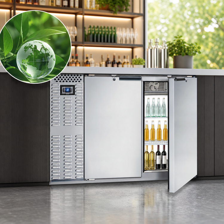 Product image #4 for Continental Refrigerator BB50SNSSPT 50" Shallow Depth Pass-Thru Back Bar Cooler