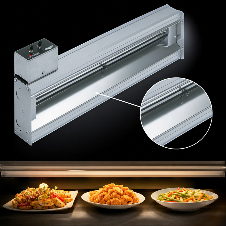 Product image #4 for Vollrath Cayenne 18-Inch Medium Wattage Hard Wired Heat Strip