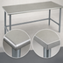 Thumbnail image #4 for Eagle Group Spec-Master 84-Inch x 24-Inch Stainless Steel Top Work Table with Galvanized Tubular Base