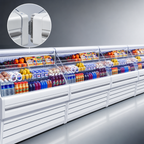 Thumbnail image #4 for Howard-McCray Ovation Series SC-OS30E-3-LED 39-Inch Self-Contained Open Merchandiser, 3-Tier, LED Lighting, White