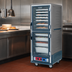 Thumbnail image #4 for Metro C5 3 Series Full-Height Mobile Heated Holding Cabinet with Gray Insulation Armour and Dutch Clear Doors