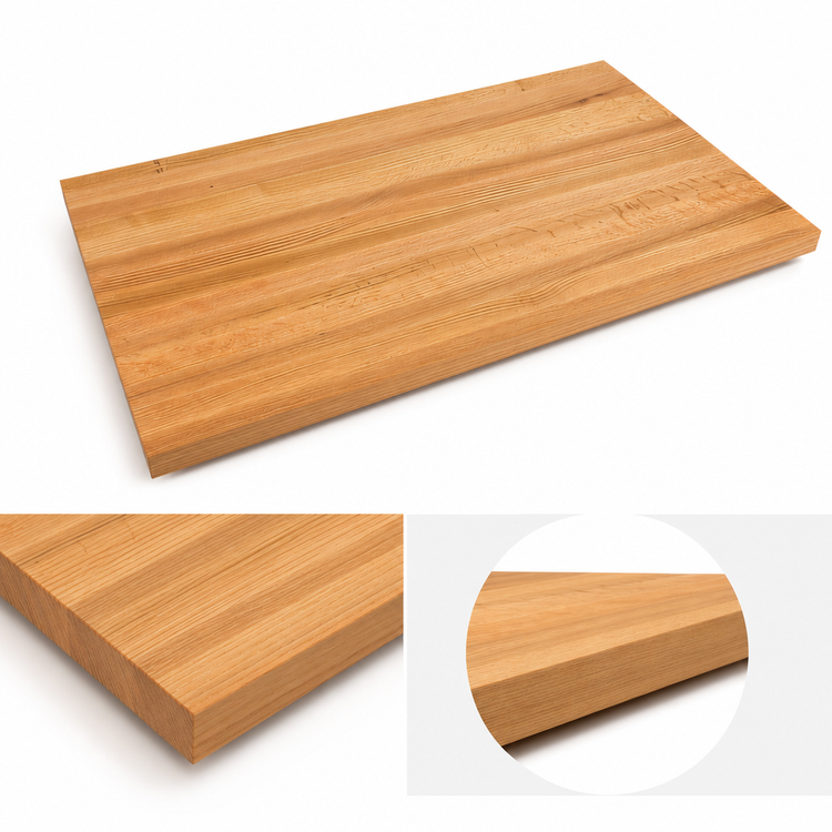 Product image #4 for John Boos Appalachian Red Oak Edge Grain Island Countertop, 84 x 27 x 1-1/2 Inch, Varnique Finish