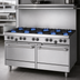 Thumbnail image #4 for Garland US Range U Series 60-Inch Gas Restaurant Range with 10 Open Burners, Standard Oven, and Storage Base