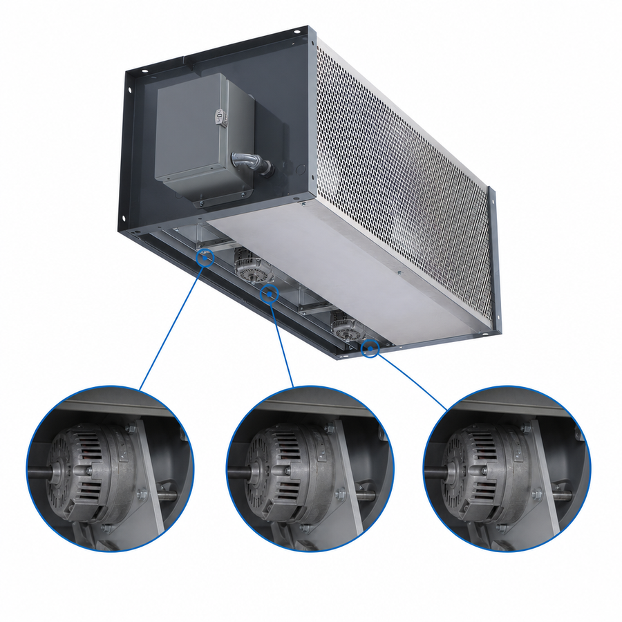 Three Direct-Drive Motors