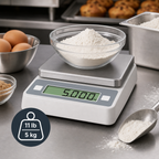 Thumbnail image #4 for CDN SD1114 Digital Portion Control Scale, 11 lb / 5 kg, Removable Stainless Steel Platform, Tare and Data Hold Case of 4