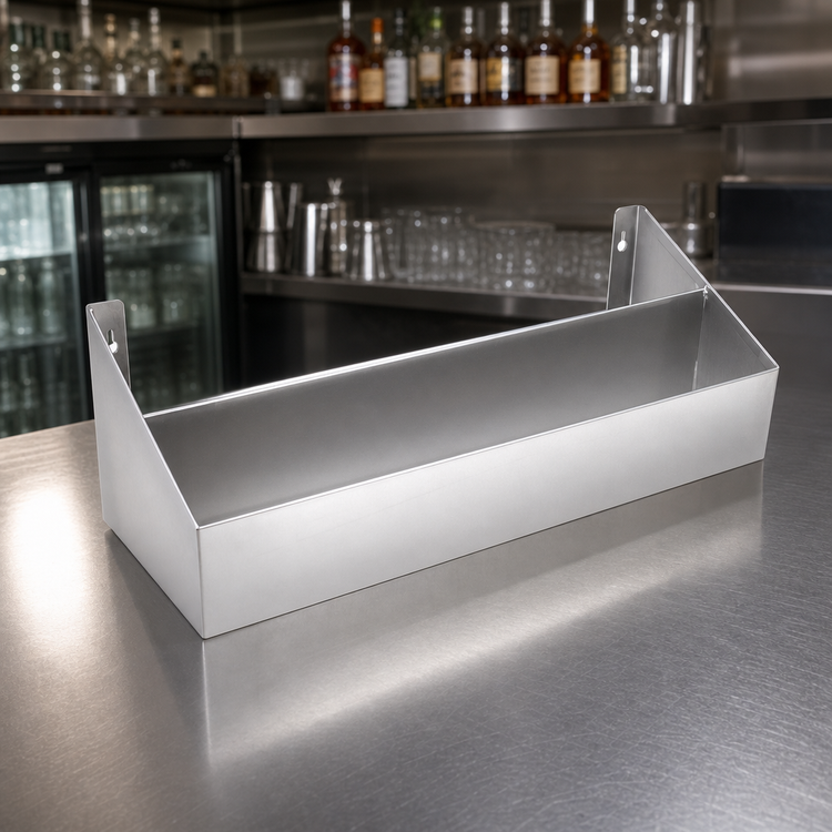 Product image #4 for 48-Inch Single-Tier Underbar Speed Rail, Keyhole Mount
