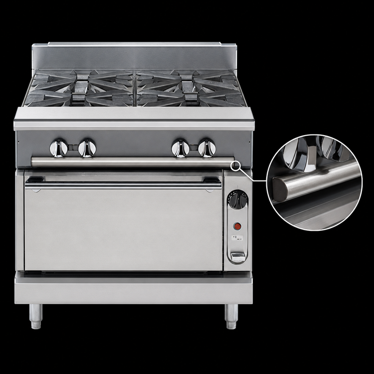Product image #4 for Vulcan V Series 36-Inch Heavy Duty Gas Work Top Spreader with Cabinet Base