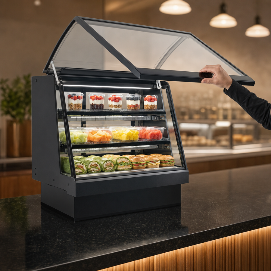 Self-Serve Lift-Up Front Doors