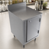 Thumbnail image #5 for BK Resources Well Series Flat Top Stainless Steel Underbar Cabinet with Hinged Locking Door, 21 Inch W x 18 Inch D
