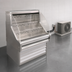 Thumbnail image #4 for Howard-McCray 35E Series 51-Inch Remote Curved Glass Open Merchandiser with LED Top, Stainless Steel
