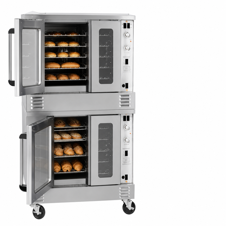 Product image #4 for Southbend Platinum Double-Deck Gas Convection Oven, Bakery Depth, Independent Doors, Solid State Controls