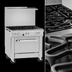 Thumbnail image #4 for Southbend Ultimate 24-Inch Gas Restaurant Range with 4 Open Burners, Cabinet Base, and Hi Shelf
