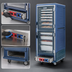 Thumbnail image #4 for Metro C5 3 Series Full-Height Low-Watt Heated Holding and Proofing Cabinet with Dutch Clear Doors, Blue Insulation Armour, Fixed Wire Slides