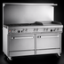 Thumbnail image #4 for Southbend Ultimate 60-Inch Gas Restaurant Range with 6 Star/Sauté Burners, 24-Inch Griddle, Standard Oven and Convection Oven