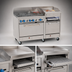 Thumbnail image #4 for 60-Inch Stainless Steel Gas Range with 4 Star Burners, 24-Inch Griddle, 12-Inch Char-Broiler, and Double Ovens