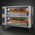 Thumbnail image #4 for Marsal SD-866 Stacked Double Deck Gas Pizza Oven, 2 x 7-Inch Chambers, 8 18-Inch Pies per Deck